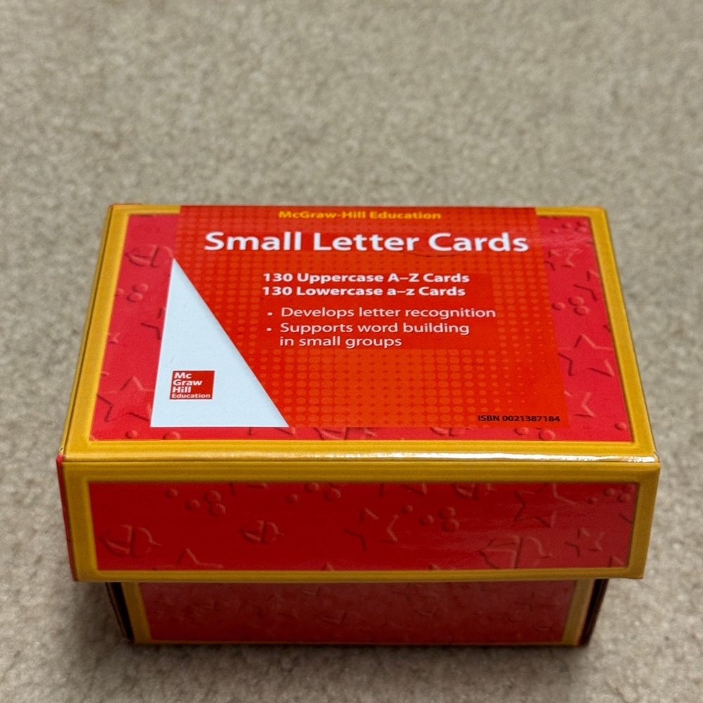 McGraw Hill Wonders Small Letter Cards